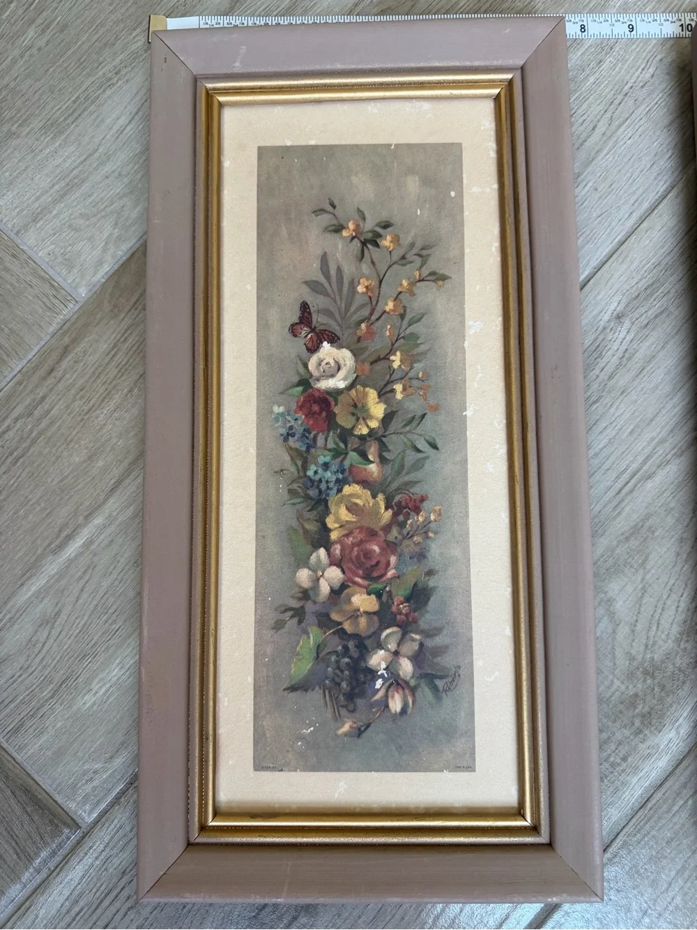 Vintages Magee Co Set of 2 Cottage Core Floral Prints